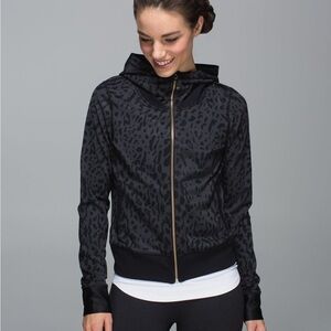 Lululemon Leopard Namaskar Full-zip Hoodie